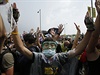 Prodemokratické protesty v Hongkongu pokraují i v pátek a nadále mají klidný...