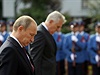 Prezidenti Ruska a Srbska vzdávají hold hrdinm první svtové války u památník...