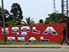 Ebola existuje. Nápisy v ulicích liberijské Monrovie varují ped ebolou. Mnozí...