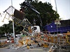 Policie v Hongkongu odstranila nkteré z barikád, které tam postavili...