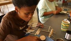 Katrina p�i práci