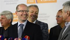 Předseda ČSSD Bohuslav Sobotka ve volebním štábu | na serveru Lidovky.cz | aktuální zprávy