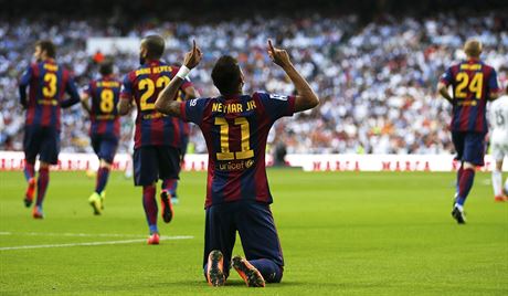 tonk Barcelony Neymar slav brzk gl v sti Realu.