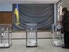 Volební urny jsou na Ukrajin prhledné.