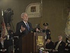 Prezident Milo Zeman pronesl projev na úvod slavnostního ceremoniálu 28. íjna...