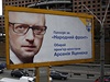 Volební kampa v Kyjev: Hlasuj pro Lidovou frontu, vyber za premiéra Arsenije...