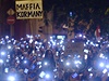 Deseti tisce lid demonstrovaly v Budapeti proti nvrhu zdanit internet.