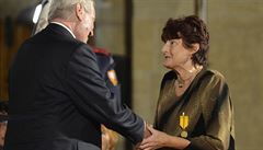 P�edsedkyn� Fondu ohro�ených d�tí a zakladatelka projektu Klokánek Marie...