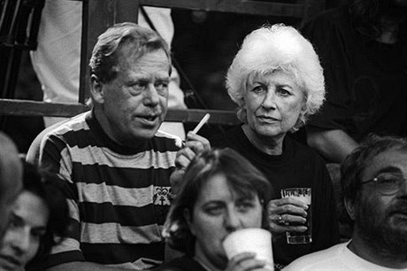 Václav Havel s manelkou Olgou.