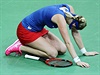 Kee a vyerpání, Petra Kvitová si v rozhodujícím zápase sáhla na dno. Chtla...