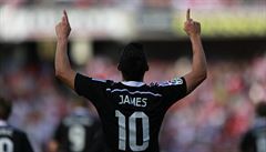 Fotbalista Realu Madrid James Rodríguez.