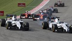 Valtteri Bottas se raduje ze svého prvního triumfu.