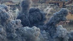 Koalin bombardry zashly velen islamist, chalfa IS byl pr rann