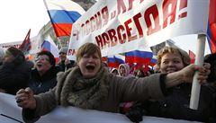 Verdikt Chruova o Krymu? Nezkonn, zrume ho, tvrd rut poslanci