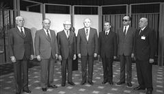 Gustáv Husak, Todor ivkov, Erich Honecker, Michail Gorbaov, Nicolae...