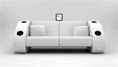 Nejnov�j�í po�in z produkce Design Fabriky. K�eslo s vestav�nými reproduktory.