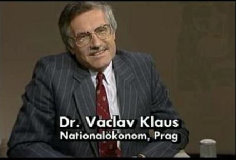 Václav Klaus v roce 1989.