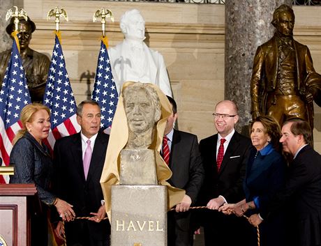 Vclav Havel se zaazuje mezi velikny v americkho Kongresu