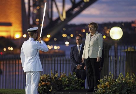 Angela Merkelov v Sydney