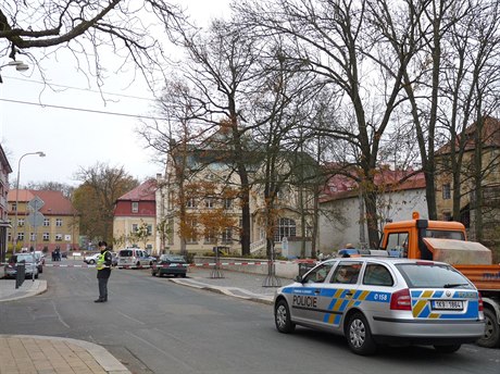 Policie 12. listopadu evakuovala v Chebu kvli nálezu dlosteleckého granátu v...