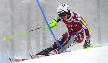 Norský lyžař Henrik Kristoffersen.