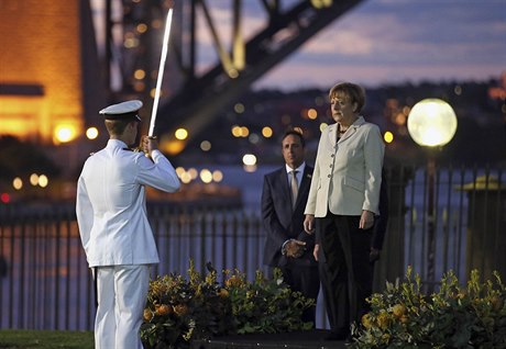 Angela Merkelová v Sydney