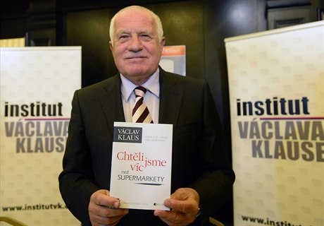 Bývalý prezident Václav Klaus pedstavil 11. listopadu v Praze svou knihu k 25....