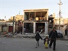 Bombový útok v Bagdádu z 9. listopadu, pi nm zemelo 12 lidí. Výbuch poboil...