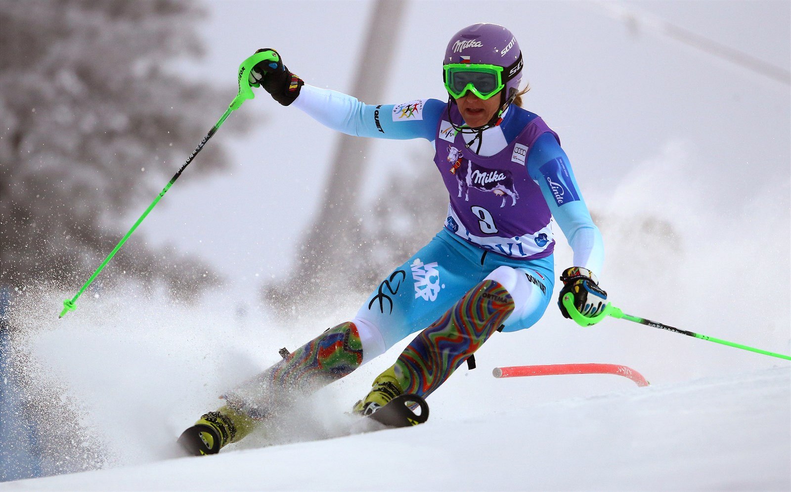 �árka Strachová ve finském Levi.