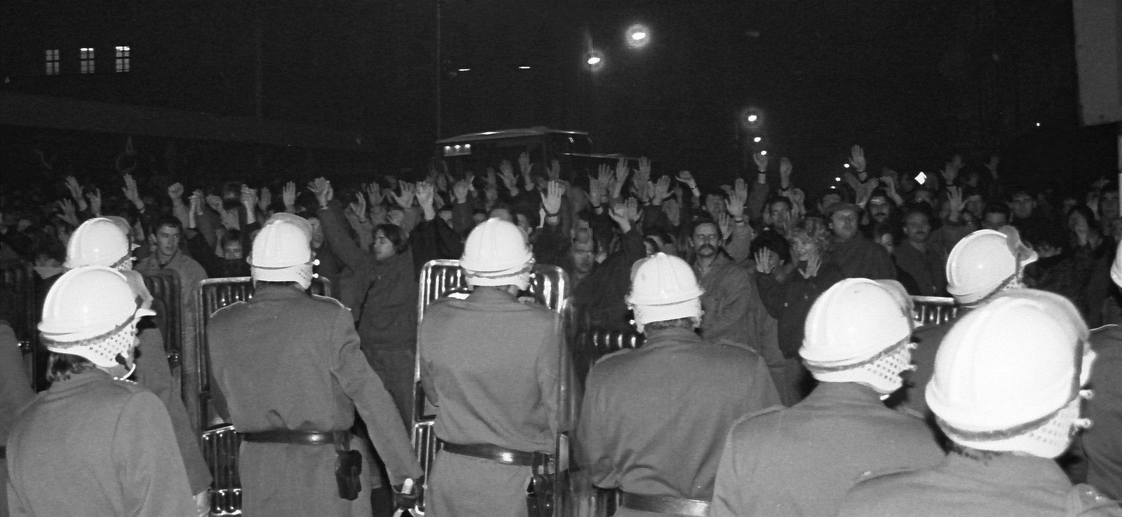 T�ídenní demonstrace za �istý vzduch ve dnech 11, 12 a 13. listopadu 1989 v...