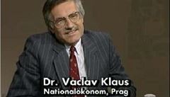 Václav Klaus v roce 1989.