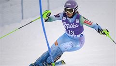 Slovinská slalomářka Tina Mazeová.