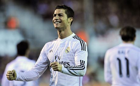 Cristiano Ronaldo se raduje po dalm glu Realu Madrid.