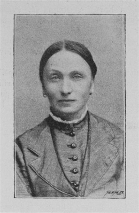 Josefa Náprstková, rozená Kíková (1838-1907), byla manelkou Josefa Náprstka