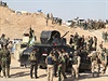 Kurdské a irácké ozbrojené síly ped zapoetím bojové akce.