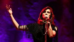 Jana Kirschner p�i koncert� v pra�ském Divadle Archa, 2013