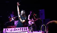 Jana Kirschner p�i koncert� v pra�ském Divadle Archa, 2013