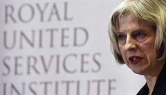 Britská ministryn vnitra Theresa Mayová.