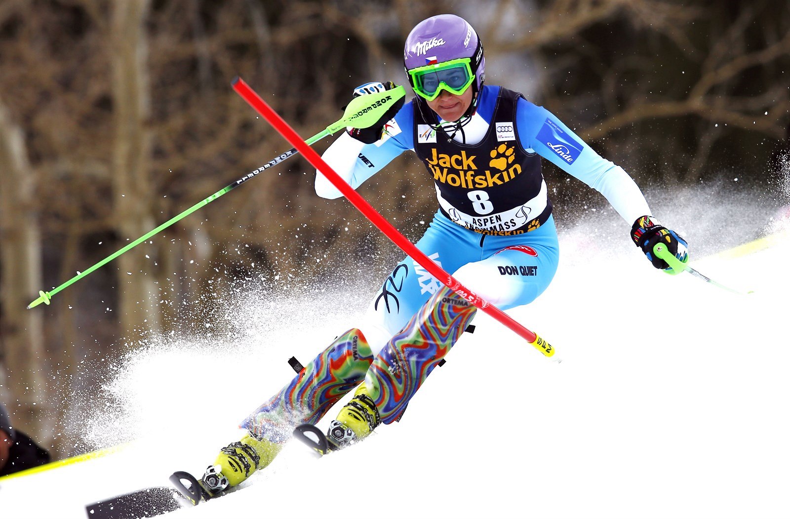 �árka Strachová v Aspenu.