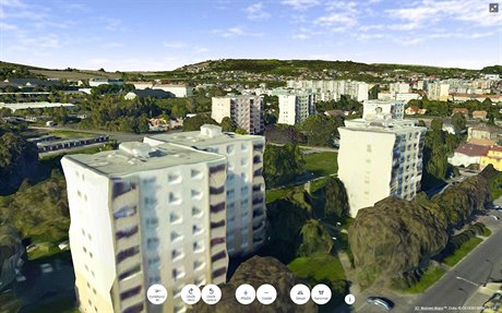 3D mapa Litomic: je libo nahlédnout sousedovi do bytu?