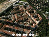 3D mapy: pohled z výky na Prahu