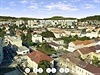 3D mapa Ústí nad Labem: detailní pohled
