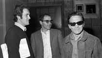 Bernardo Bertolucci,  Jean-Luc Godard a Pier Paolo Pasolini.