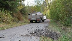 Policie hlídá sklad munice ve Vrb�ticích