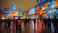 Festival světel v Lyonu, přitahuje performery z celého světa