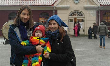 Daniela Duková s rodinou