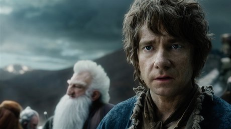 Martin Freeman v hlavní roli filmu Hobit: Bitva pti armád