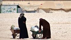 Jordánský uprchlický tábor pro Syany Zátarí.