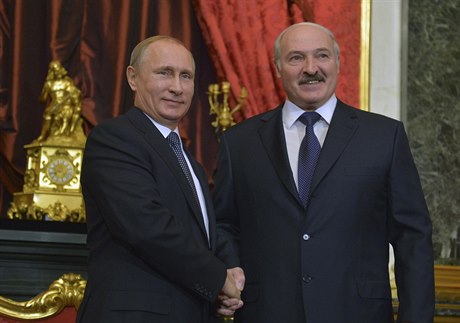 Vladimir Putin a Alexandr Lukaenko.