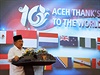 Indoneský vicepresident Jusuf Kalla bhem dkovné ei svtu za humanitární...